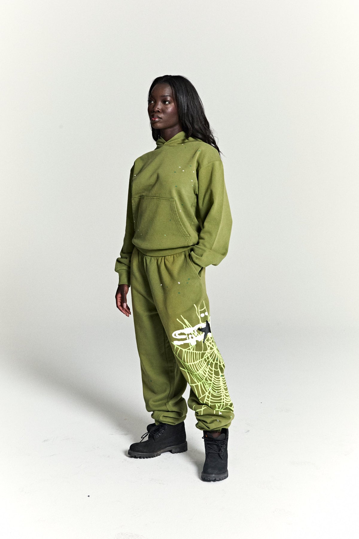 Sp5der Heavy WEB Hoodie