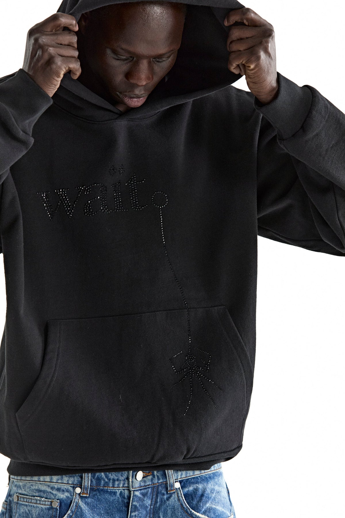 Sp5der WAIT Stone Hoodie