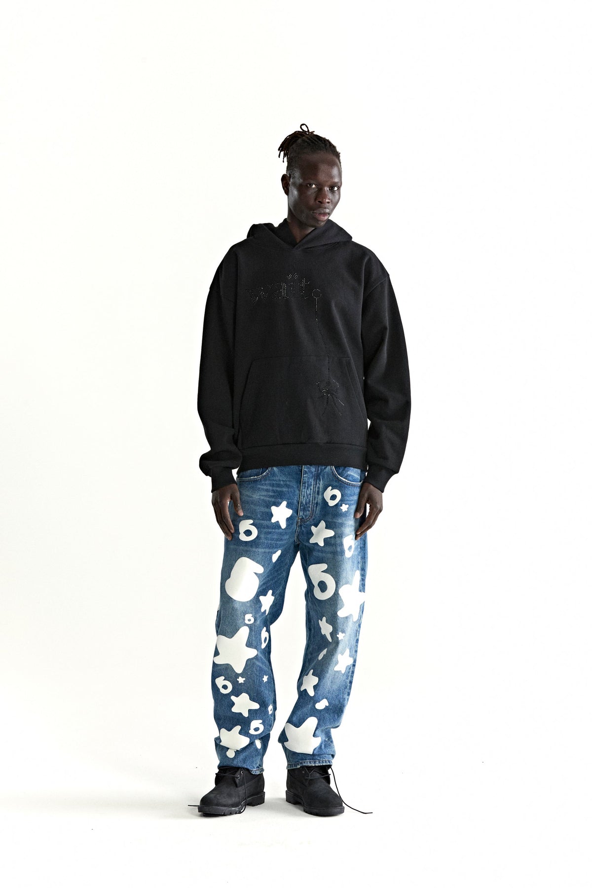 Sp5der WAIT Stone Hoodie