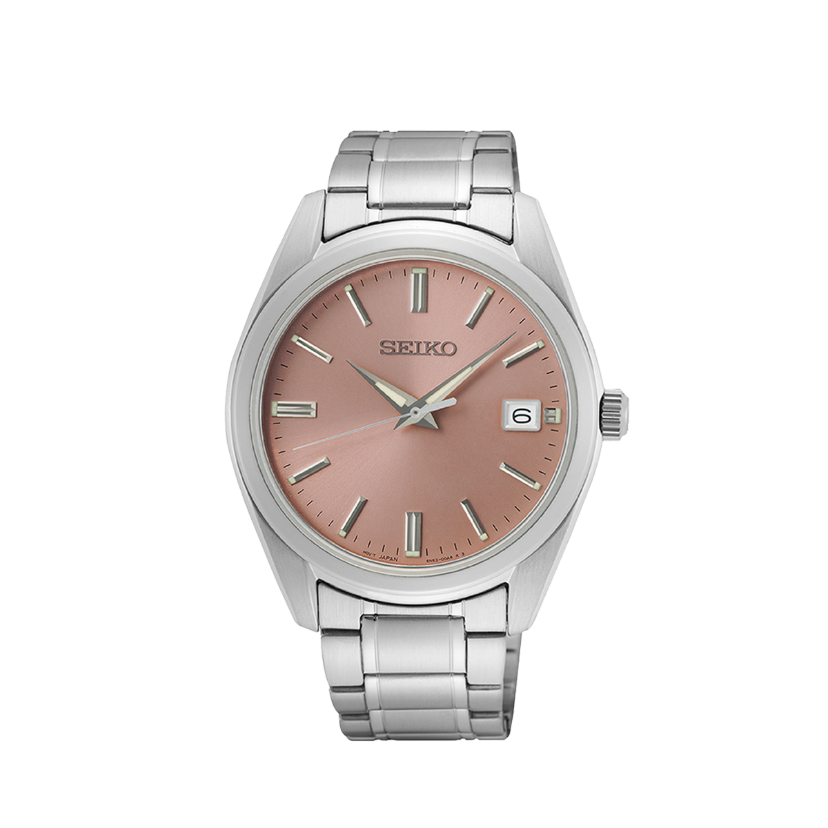 Seiko Mens Dress Watch - Salmon - SUR523P1