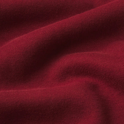 Skims Cotton Fleece Classic Zip Up Hoodie Merlot