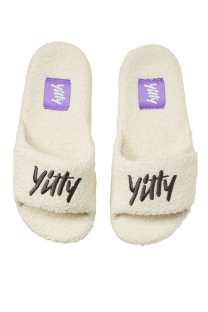 Fabletics Pet Me Adjustable Velcro Platform Slides