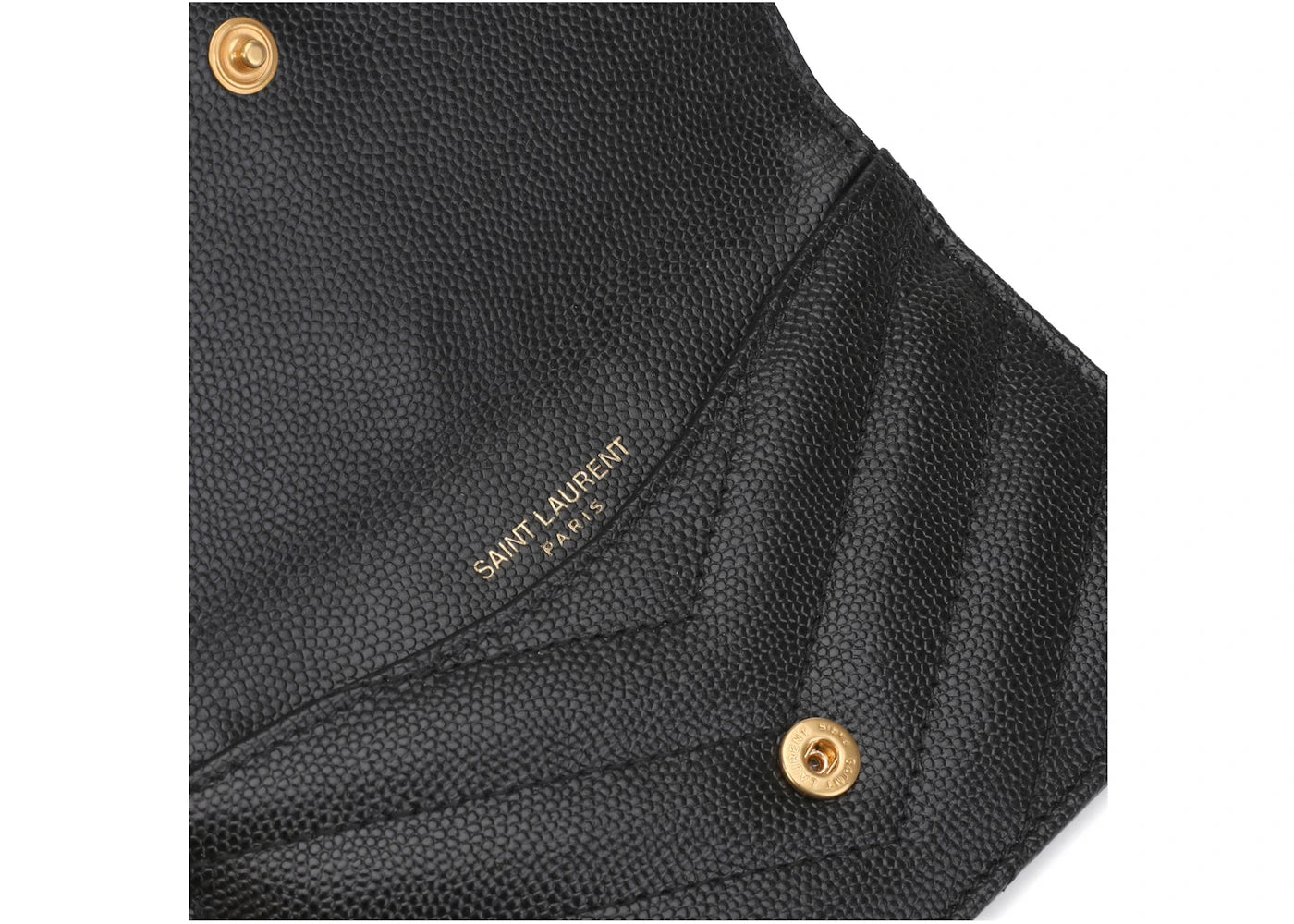 Saint Laurent Compact Wallet Monogram Black