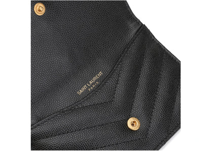 Saint Laurent Compact Wallet Monogram Black