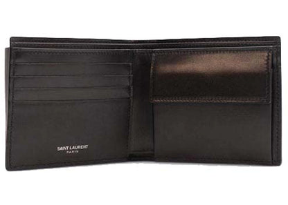 Saint Laurent East West Bifold Wallet Black