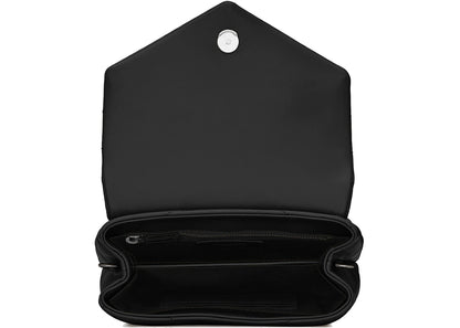 Saint Laurent Loulou Shoulder Bag Toy Black