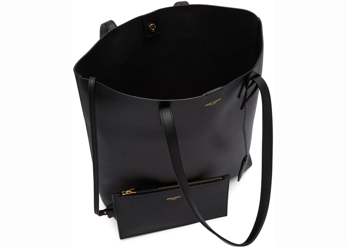 Saint Laurent North-South Shopping Tote Black