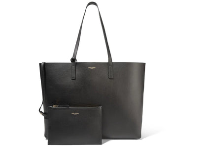 Saint Laurent Shopping Tote (With Pouch) Large Black