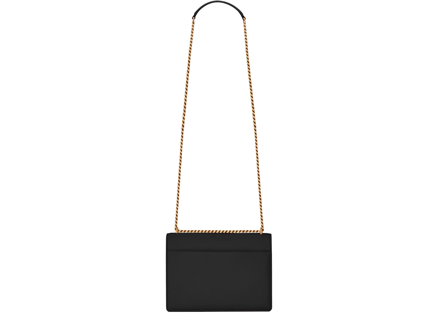 Saint Laurent Sunset Chain Bag Medium Noir