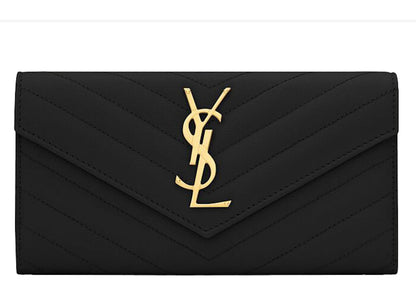 Saint Laurent Wallet Monogram Black