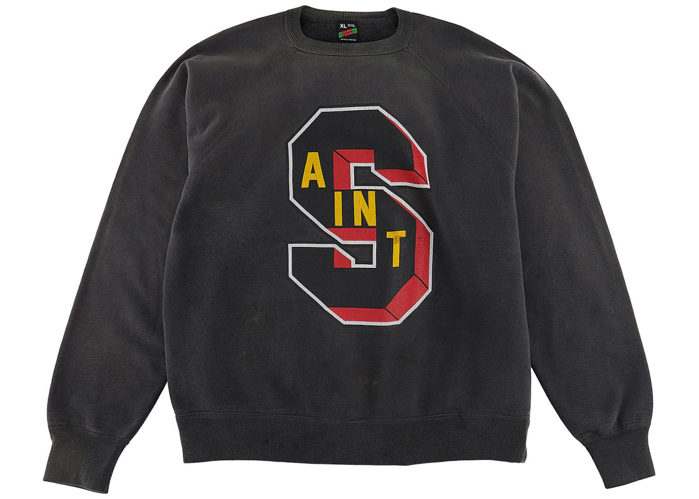 saint mxxxxxx x denim tears st sweatshirt vintage black