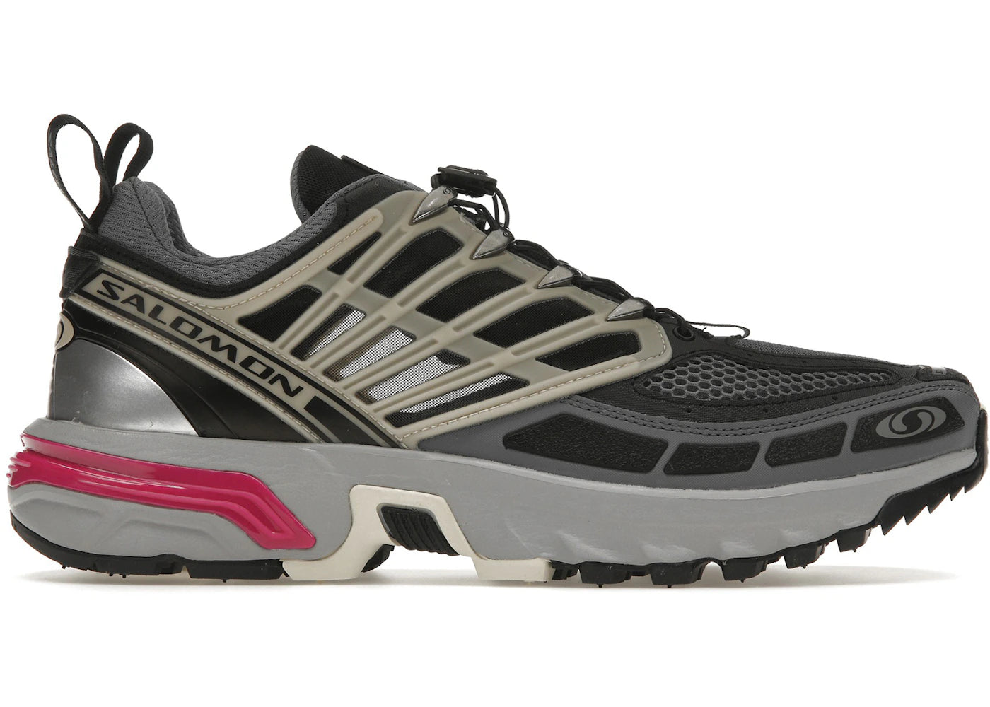 salomon acs pro advanced black alloy feather grey purple