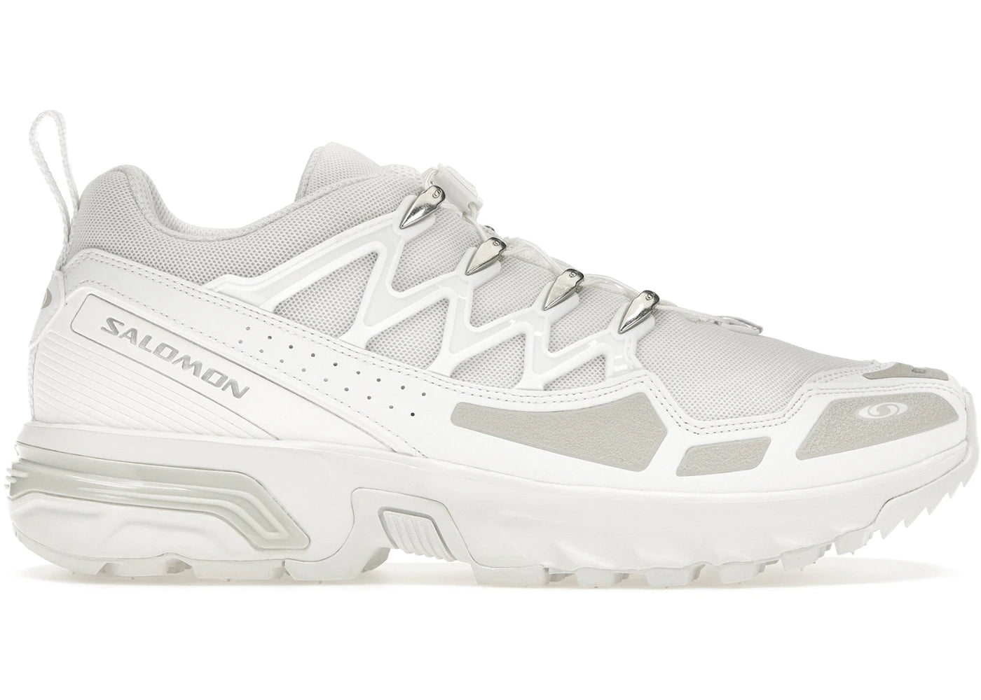 salomon acs+ white silver