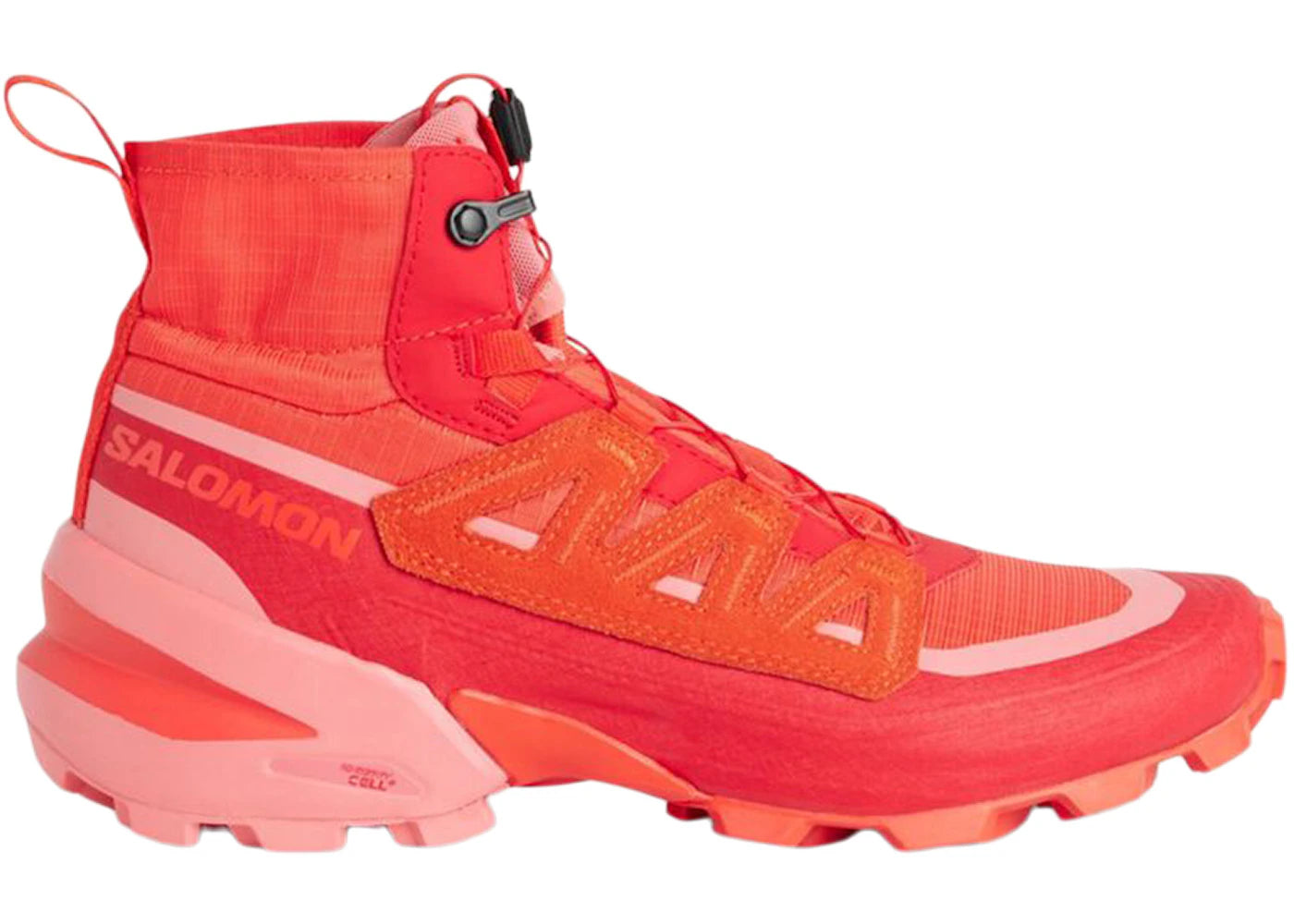 salomon cross high mm6 maison margiela fiery red