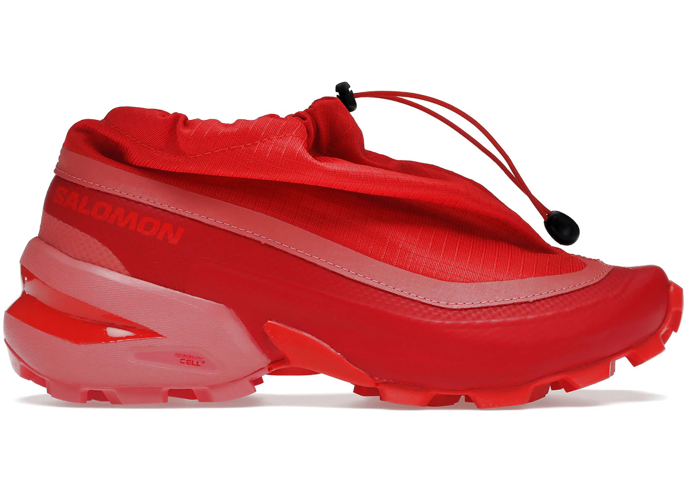 salomon cross low drawstring mm6 maison margiela fiery red