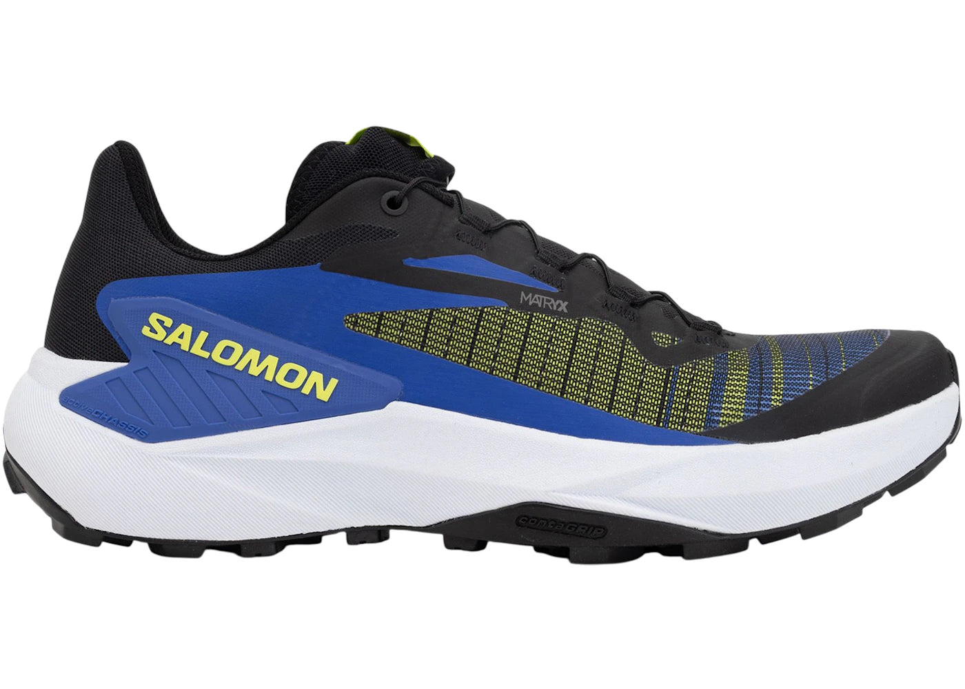 Salomon Genesis Black Acid Lime Bluing