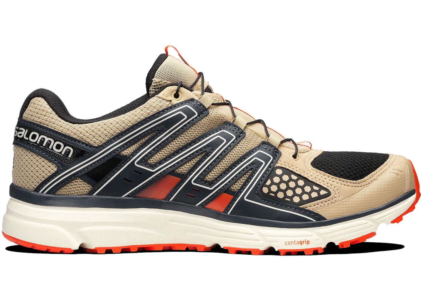 salomon x-mission 3 safari beige black orange