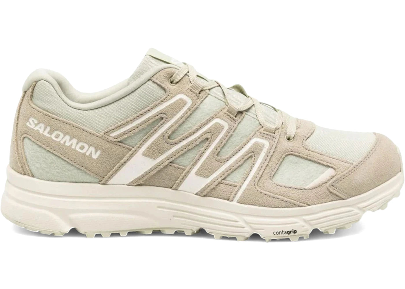 Salomon X-Mission 4 Suede Aloe Wash Alfalfa