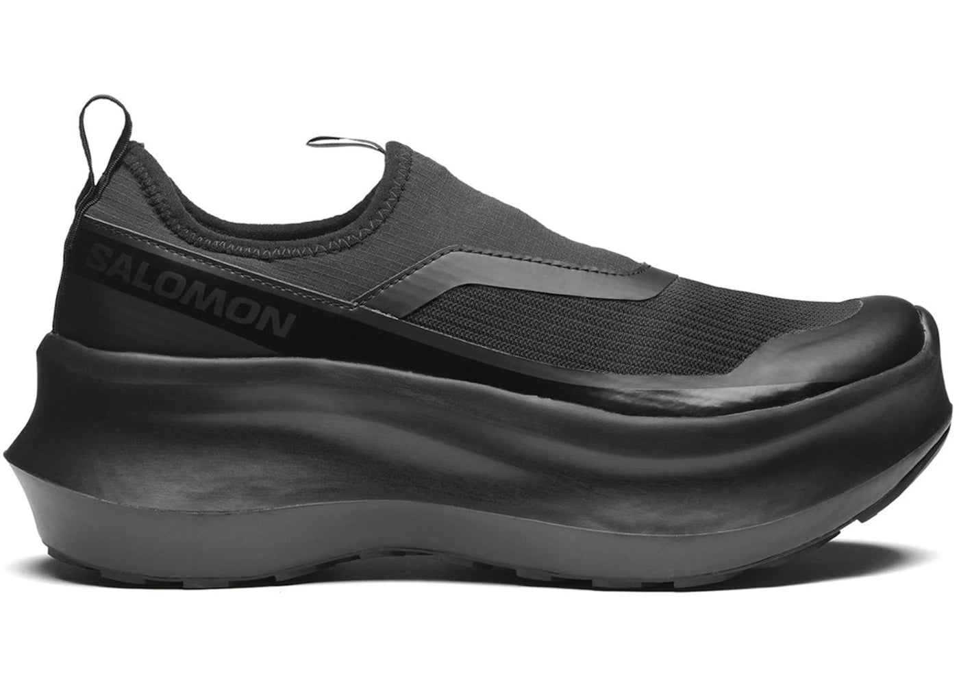 salomon platform slip-on comme des garcons black