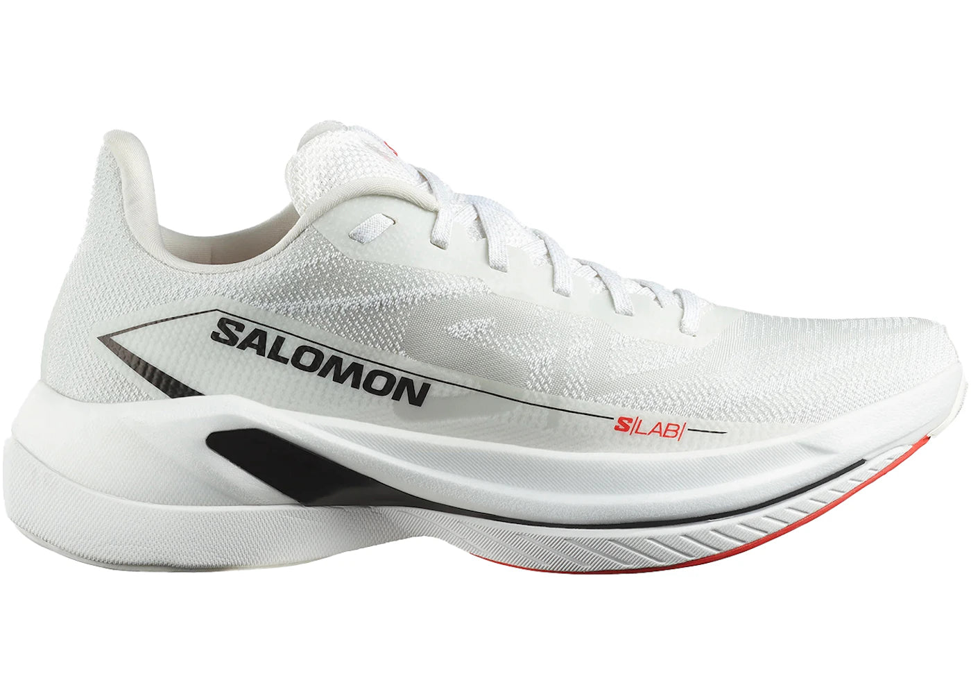 salomon s/lab spectur white fiery red black