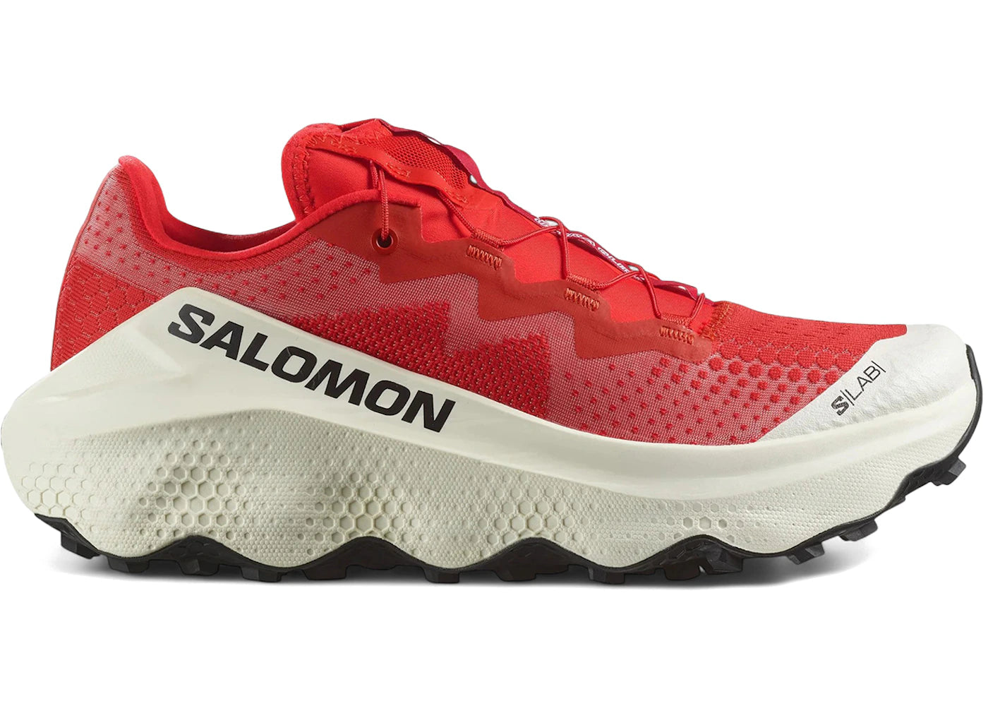 salomon s/lab ultra glide fiery red vanilla ice
