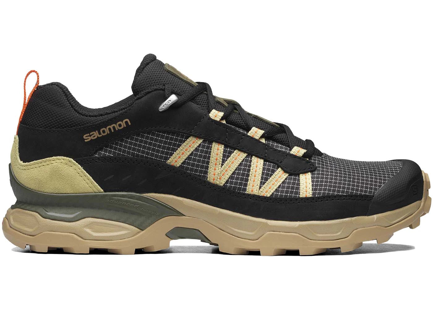 salomon shelter low black kelp leek green