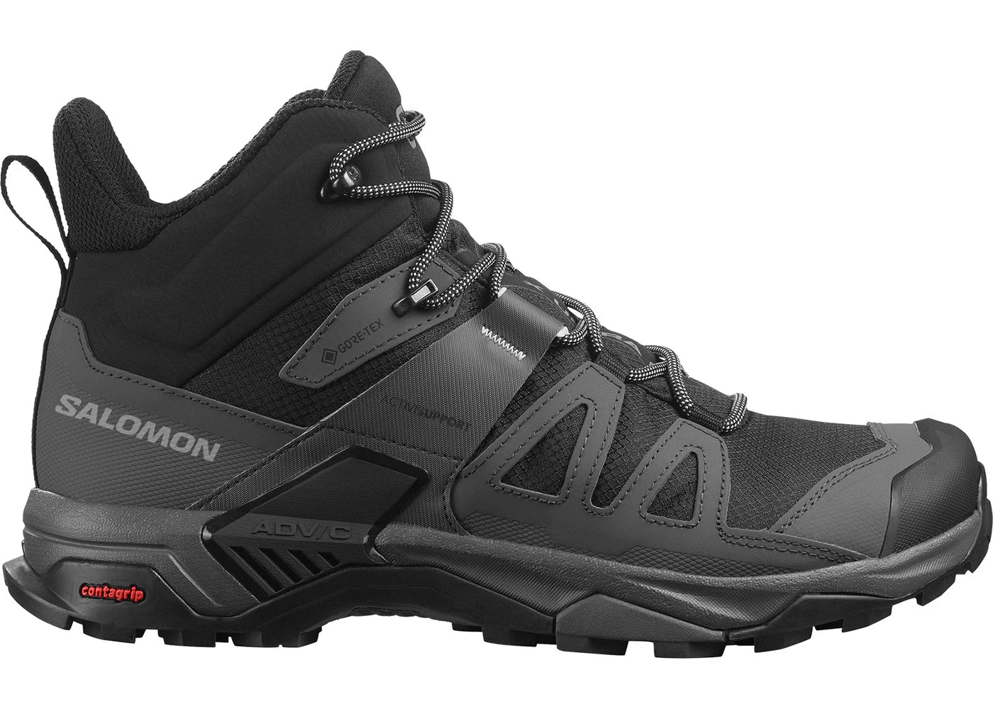 salomon x ultra 4 mid gore-tex black magnet