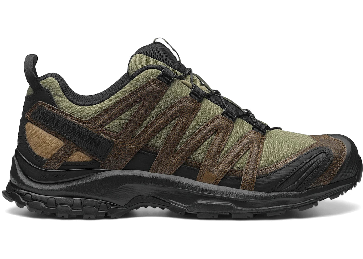salomon xa pro 3d distressed leather dark earth black