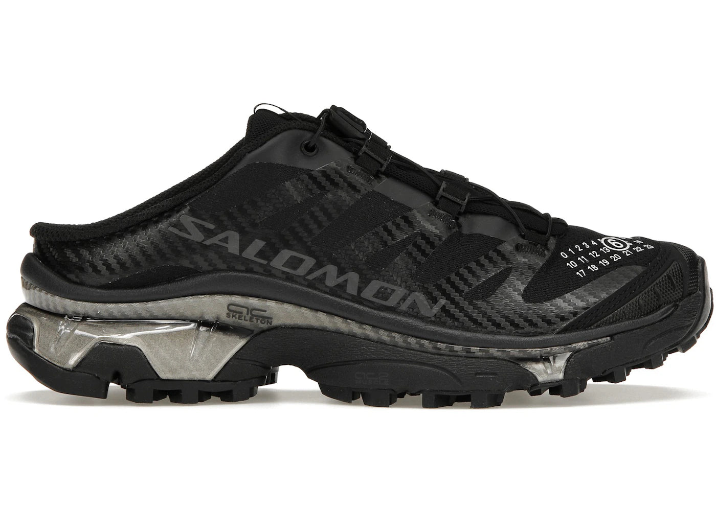 salomon xt-4 mule mm6 maison margiela black