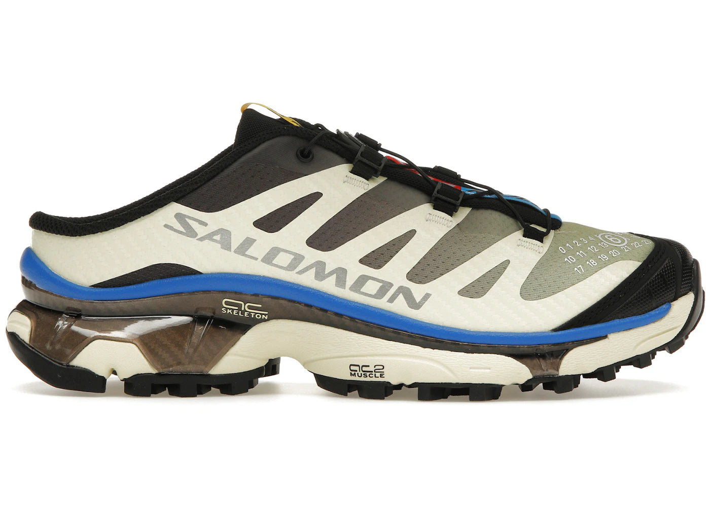 salomon xt-4 mule mm6 maison margiela transparent yellow