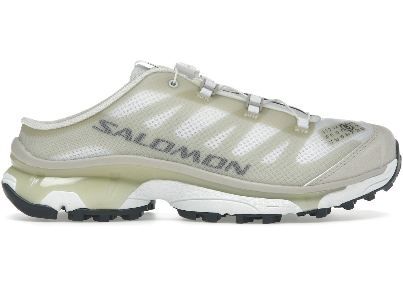 salomon xt-4 mule mm6 maison margiela white green haze