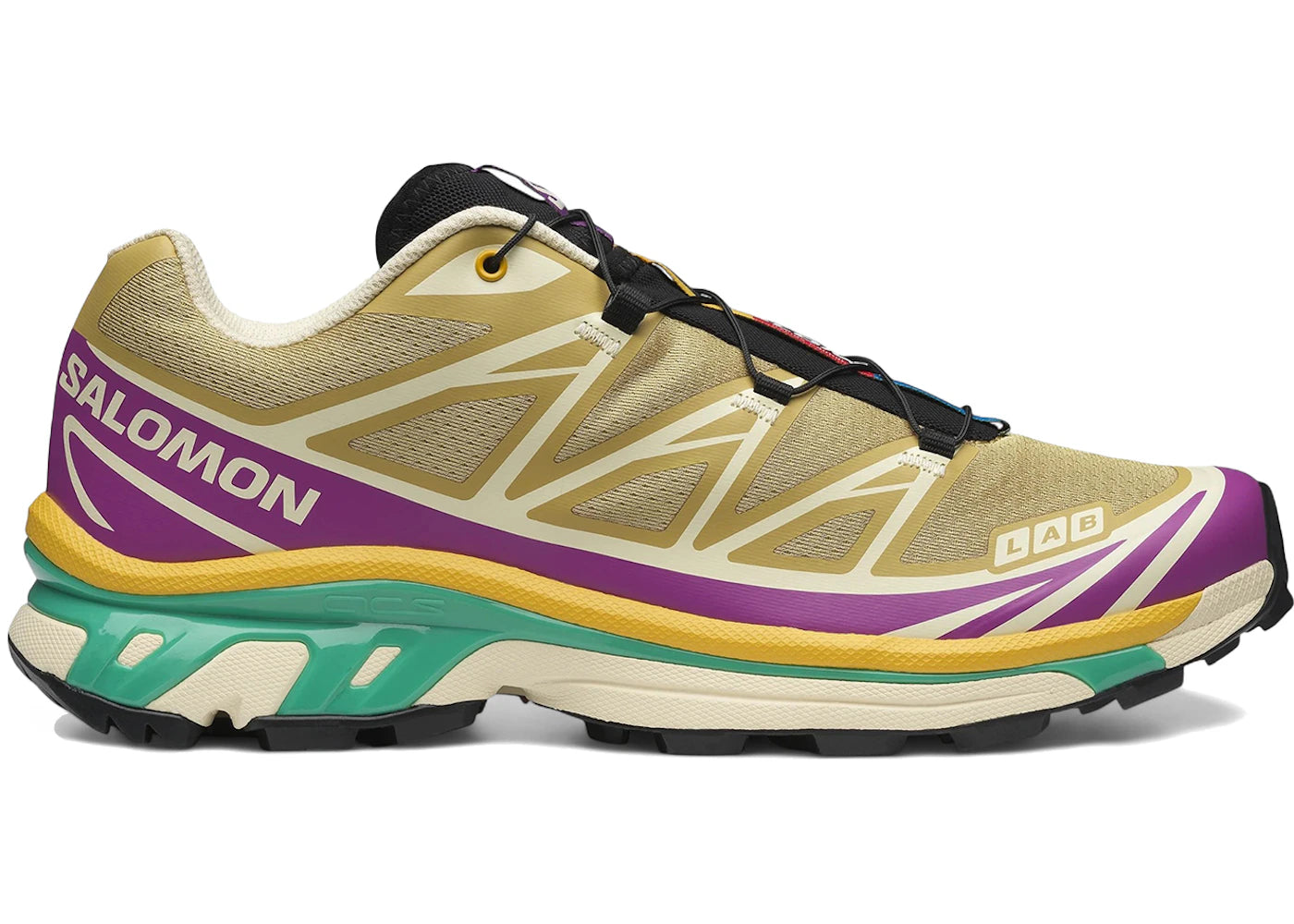 salomon xt-6 antique gold transparent yellow
