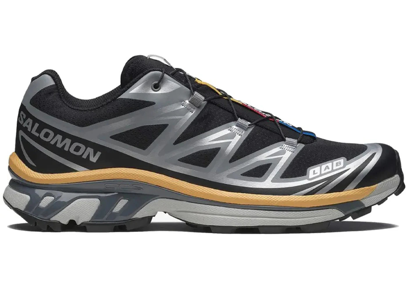 salomon xt-6 black footwear silver warm apricot