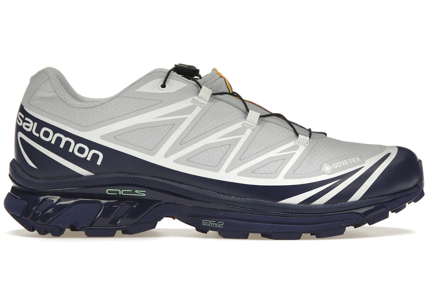 salomon xt-6 gore-tex blue print heather white