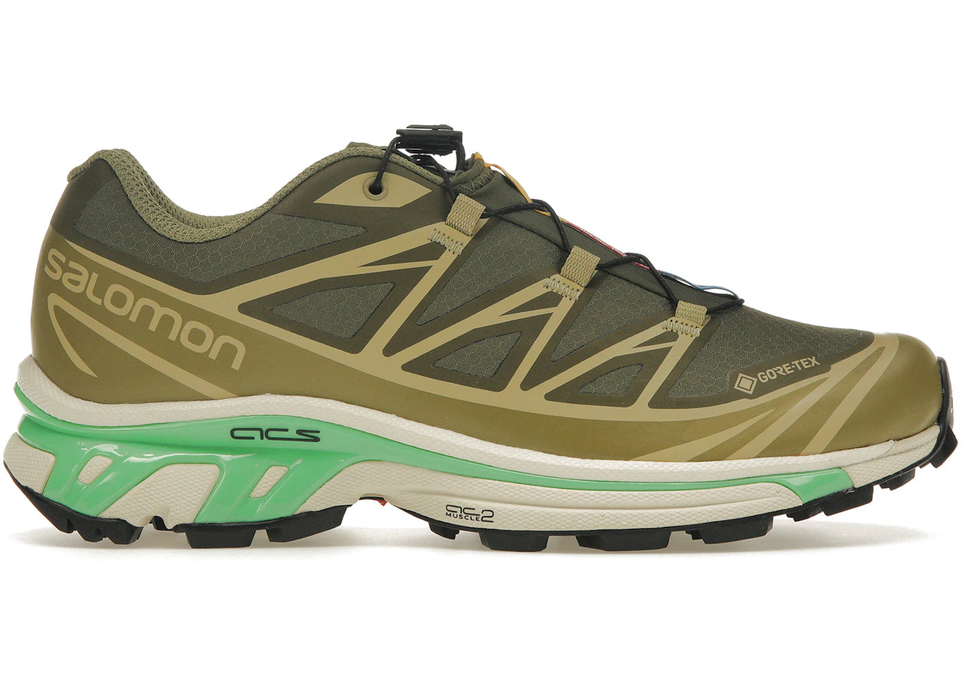 salomon xt-6 gore-tex olive night dried herb