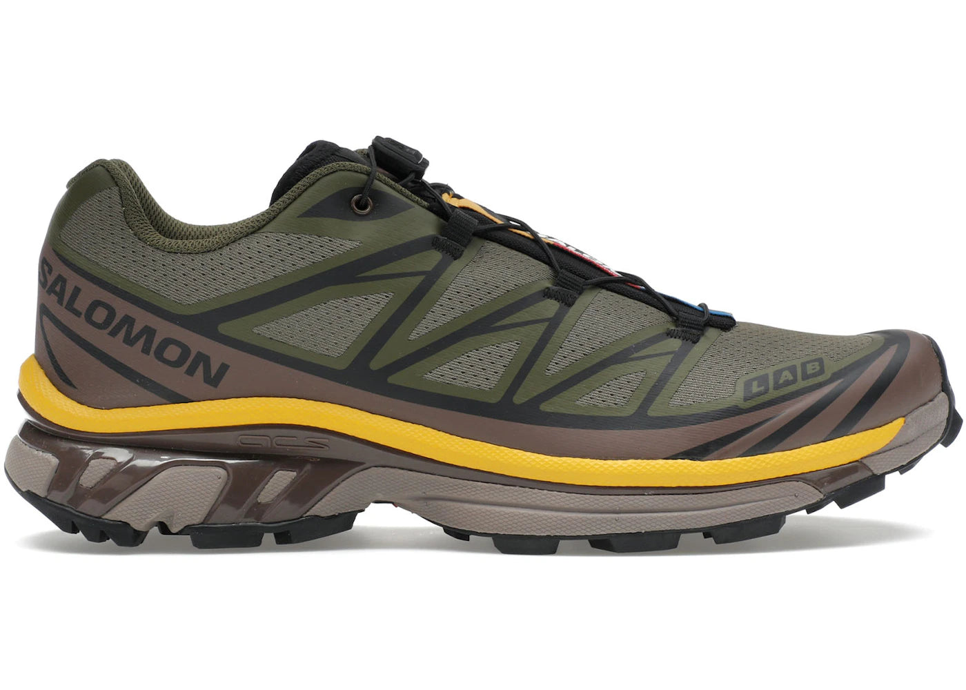 salomon xt-6 olive night black sulphur