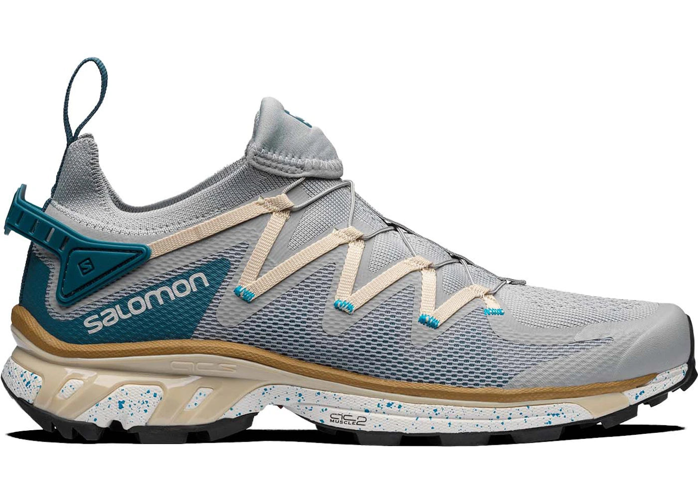salomon xt-rush quarry grey mallard blue
