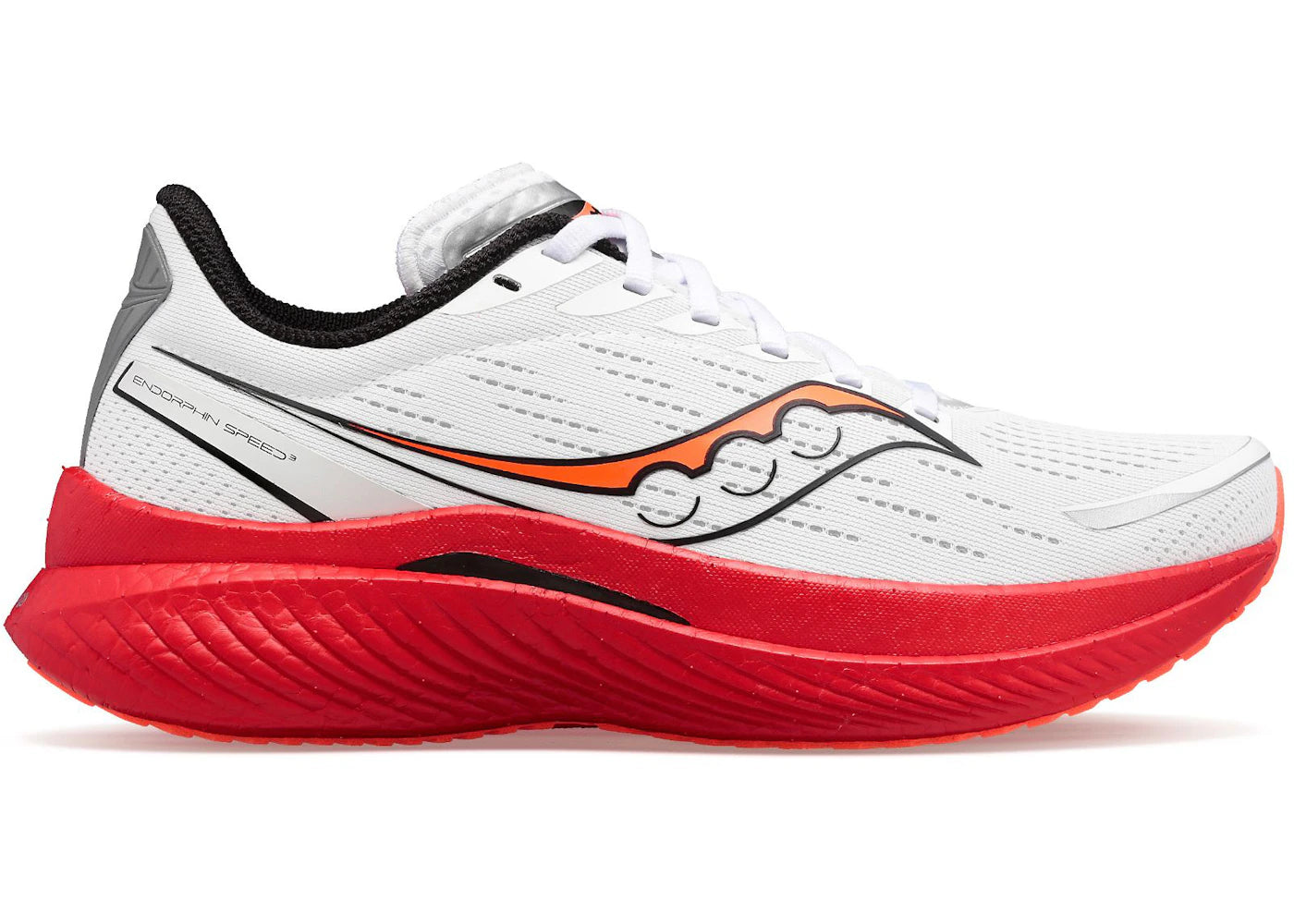 saucony endorphin speed 3 white black red