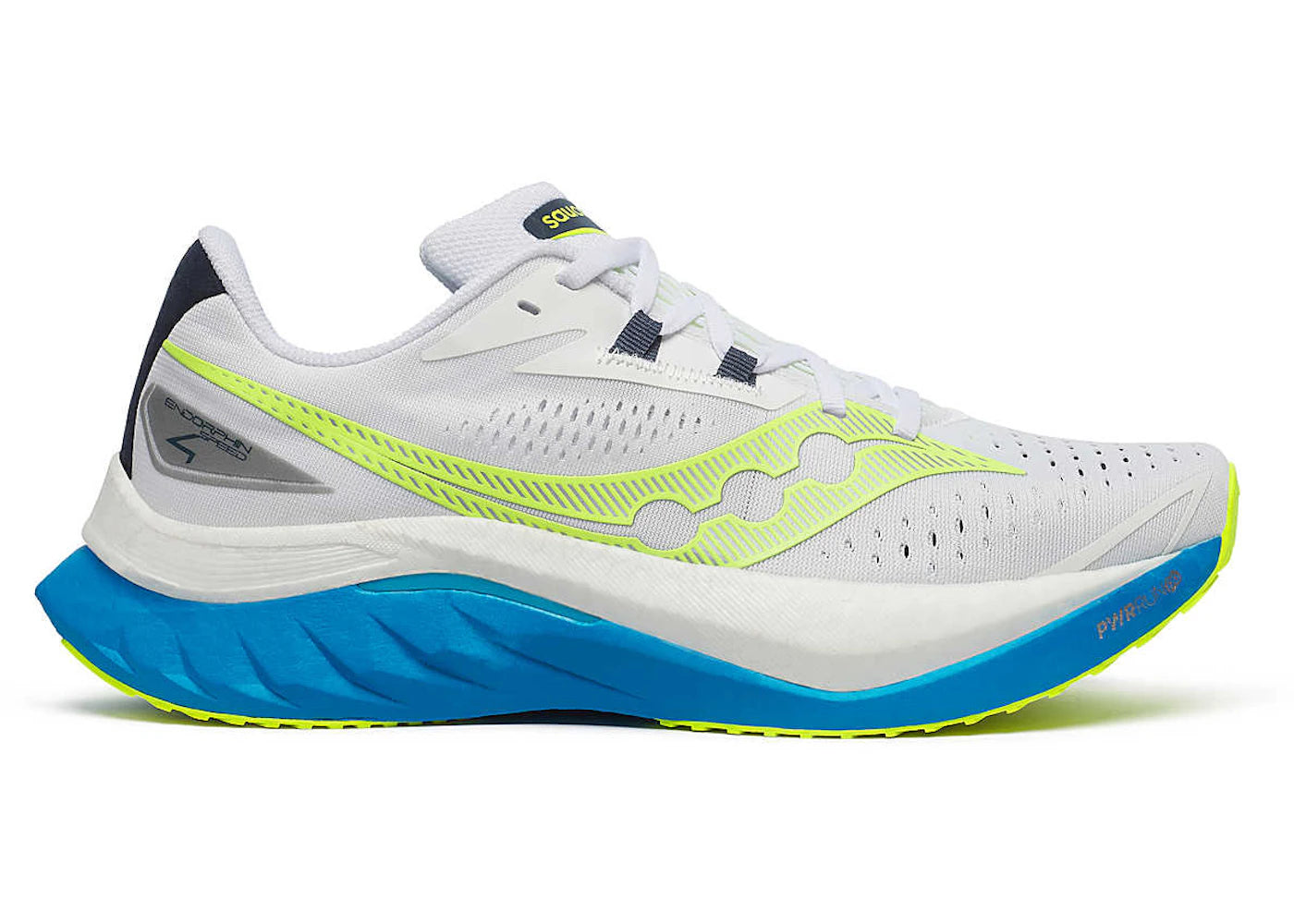 Saucony Endorphin Speed 4 White Viziblue