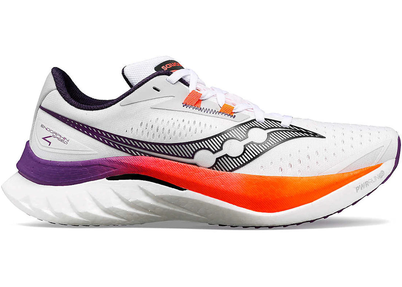 Saucony Endorphin Speed 4 White Viziorange