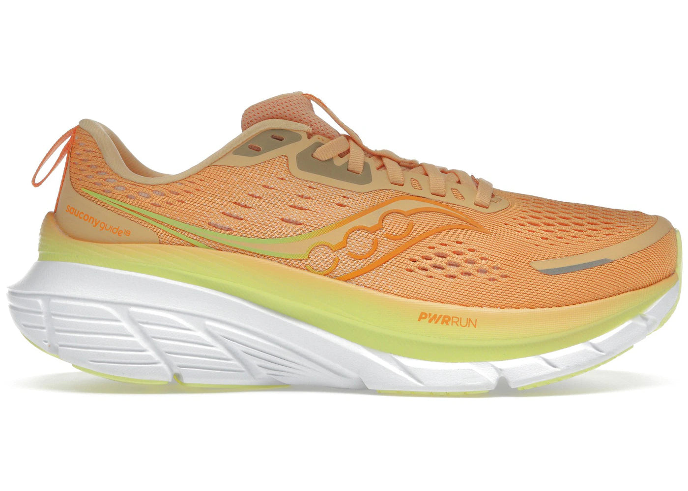 saucony guide 18 peach sunny (women's)