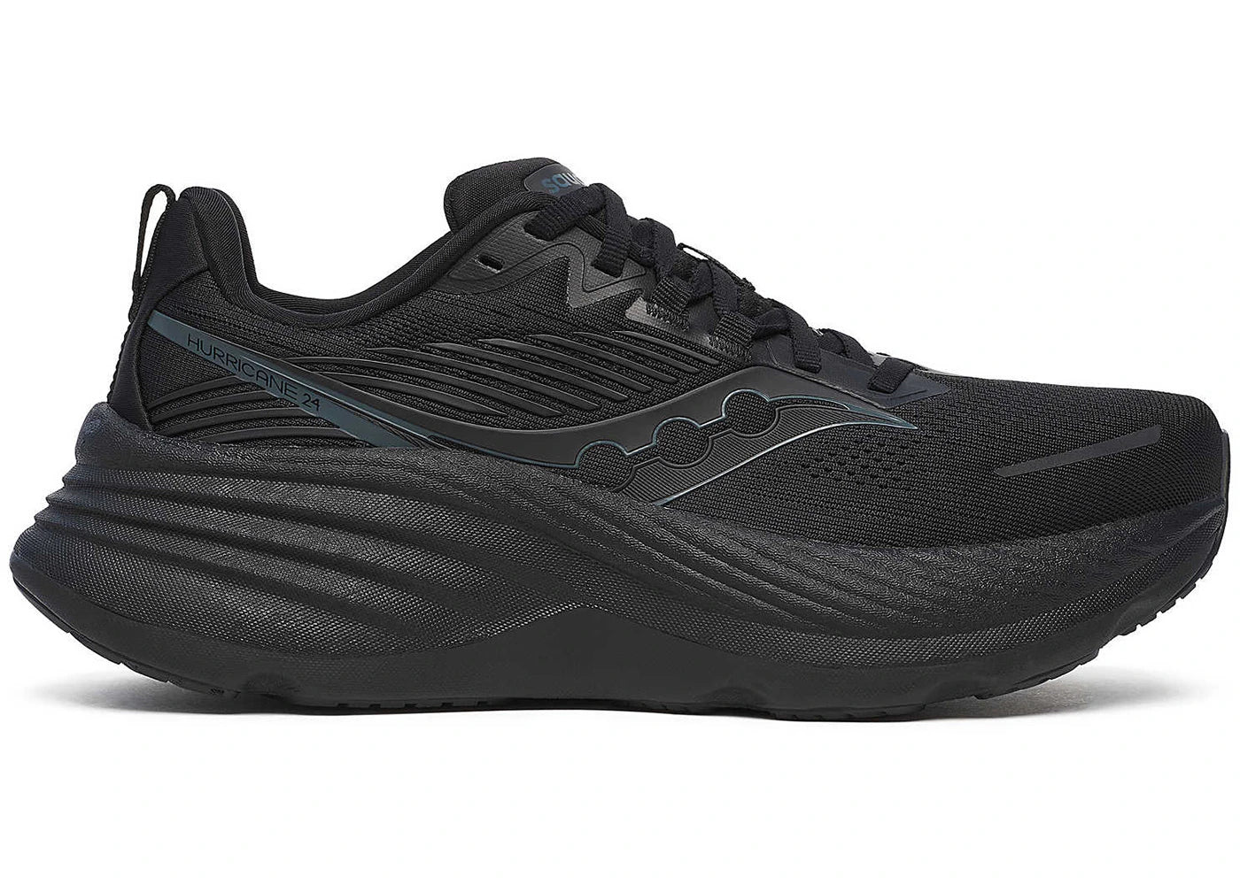 Saucony Hurricane 24 Black Black (Women'S)