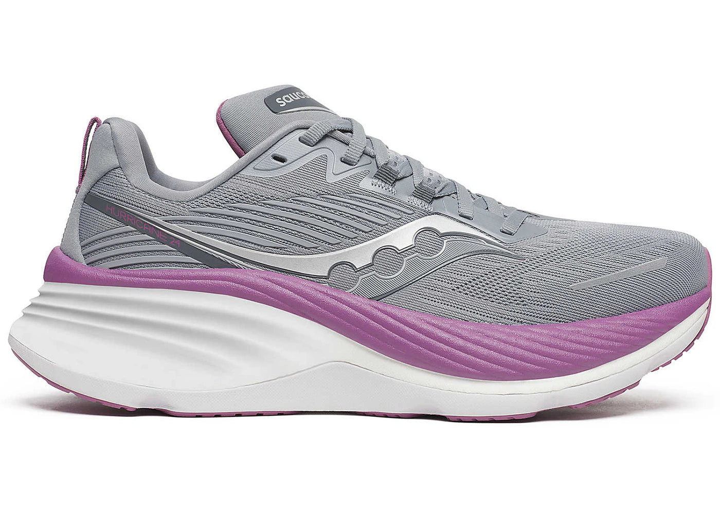 saucony hurricane 24 flint viola (women's)