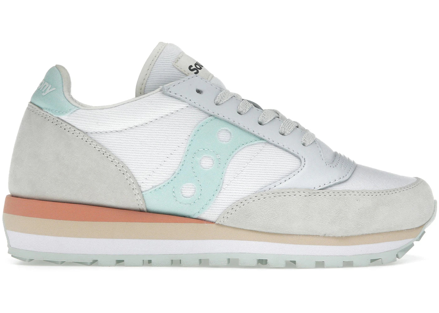 saucony jazz triple glitter light blue (women's)