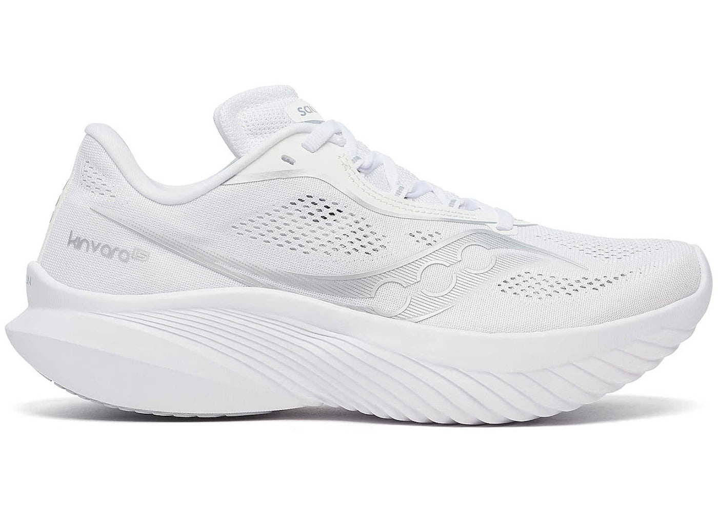 saucony kinvara 15 white (women's)