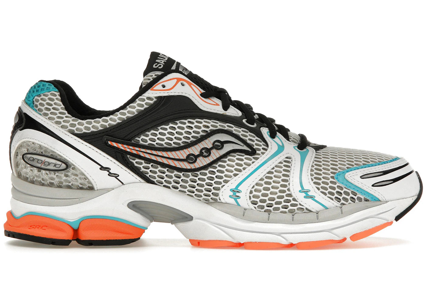 Saucony Progrid Triumph 4 White Teal Orange