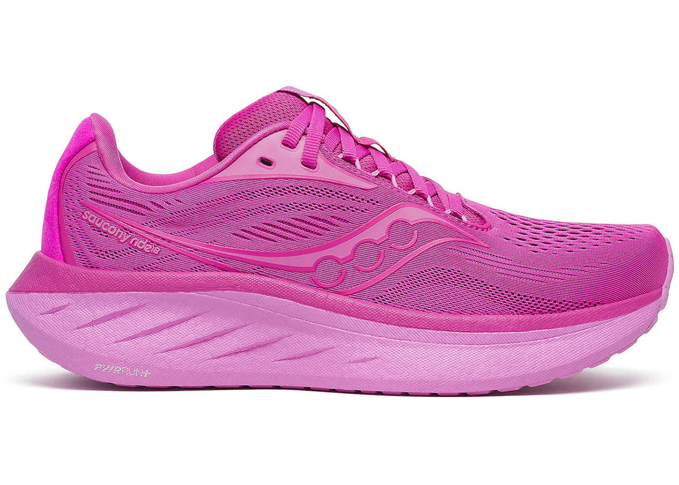Saucony Ride 18 Fuchsia Tulip (Women'S)