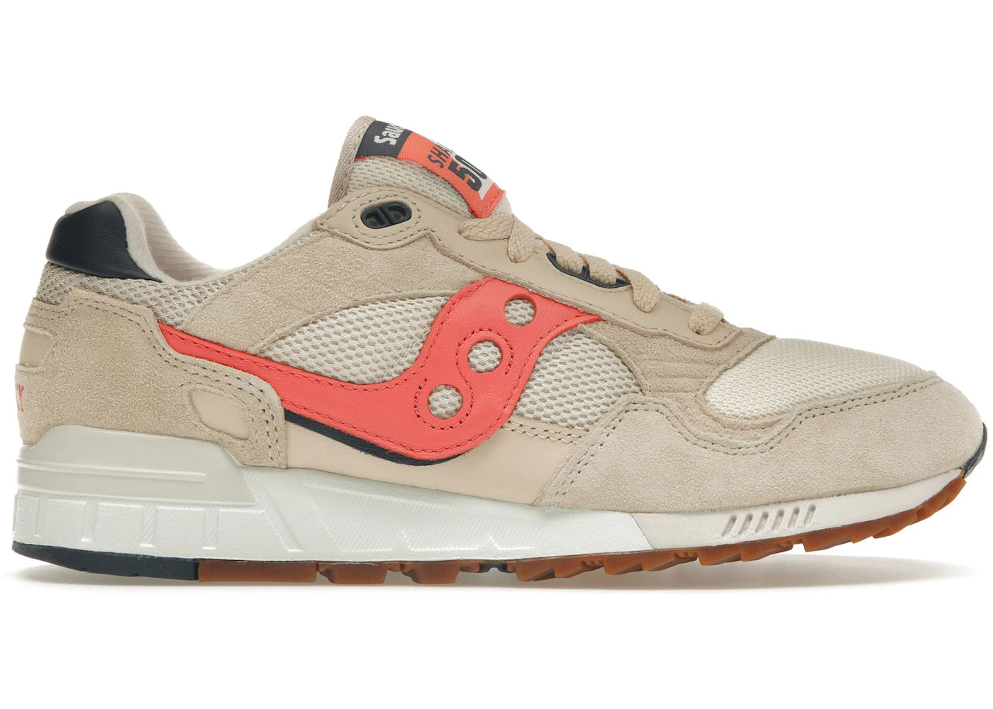 saucony shadow 5000 premium beige orange navy