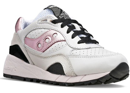 saucony shadow 6000 white metallic pink (women's)