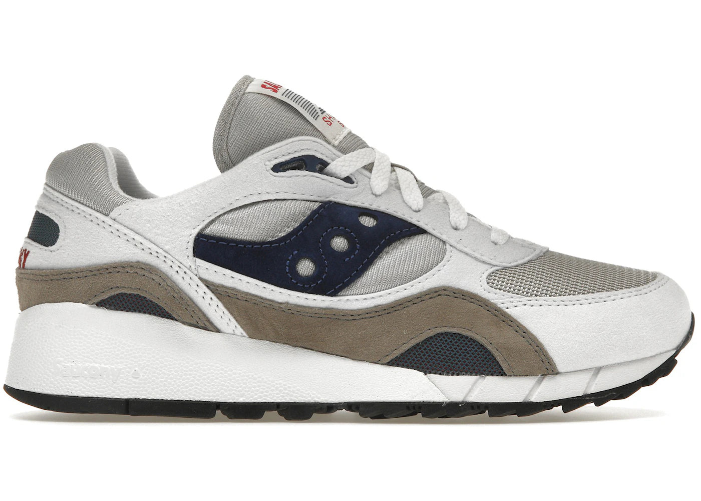 saucony shadow 6000 og white grey navy
